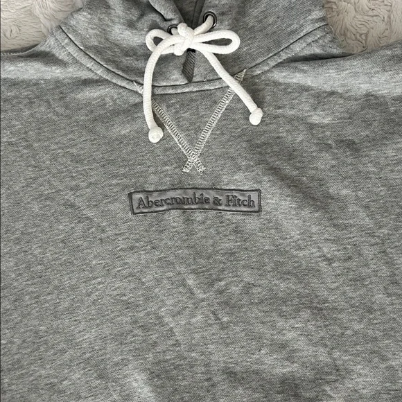 Abercrombie & Fitch Heather Gray Hoodie - Picture 2 of 6